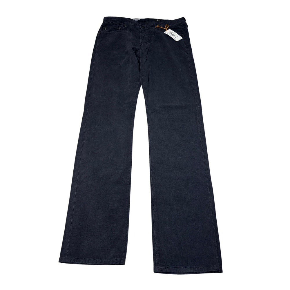 NWT AG Adriano Goldschmied The Graduate Tailored Leg Pants Navy Blue Mens 31x34